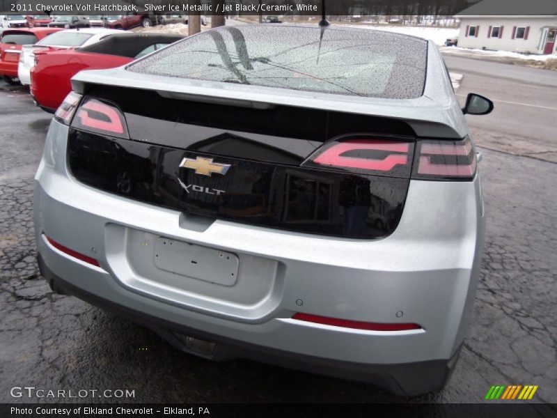 Silver Ice Metallic / Jet Black/Ceramic White 2011 Chevrolet Volt Hatchback