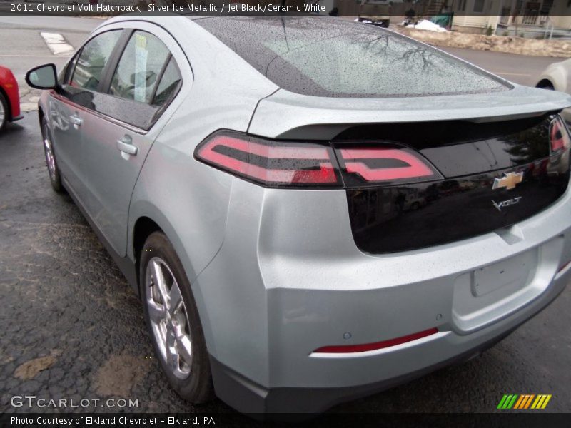 Silver Ice Metallic / Jet Black/Ceramic White 2011 Chevrolet Volt Hatchback