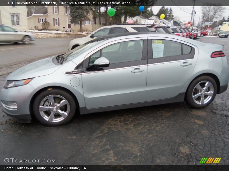 Silver Ice Metallic / Jet Black/Ceramic White 2011 Chevrolet Volt Hatchback