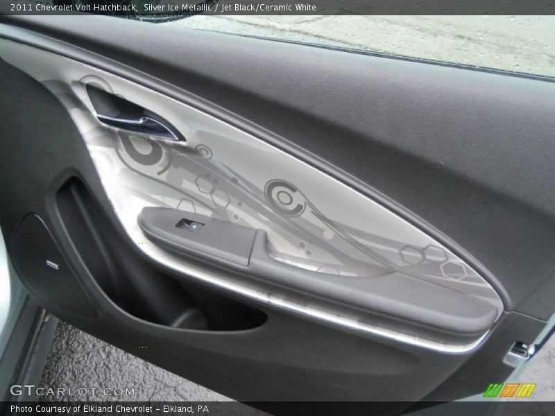 Silver Ice Metallic / Jet Black/Ceramic White 2011 Chevrolet Volt Hatchback
