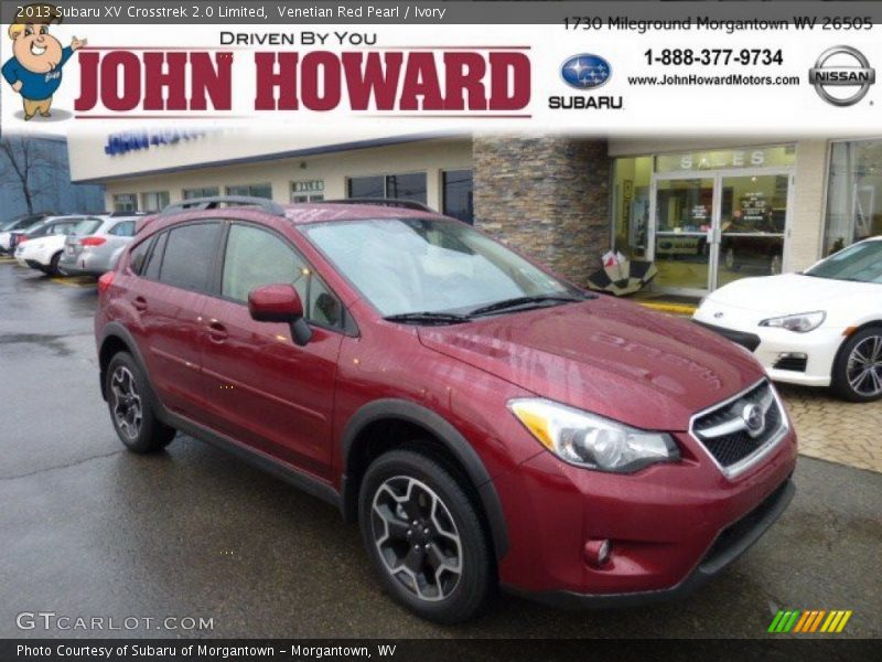 Venetian Red Pearl / Ivory 2013 Subaru XV Crosstrek 2.0 Limited