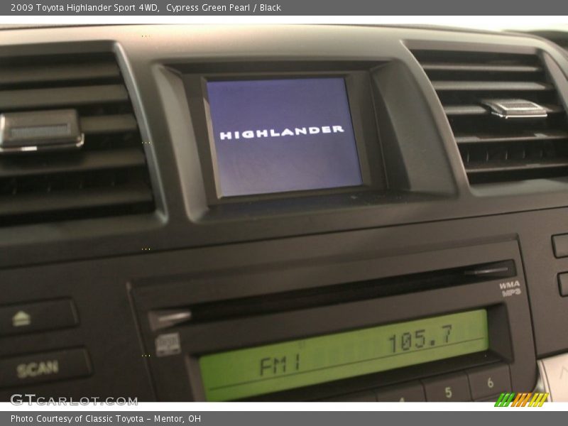 Cypress Green Pearl / Black 2009 Toyota Highlander Sport 4WD