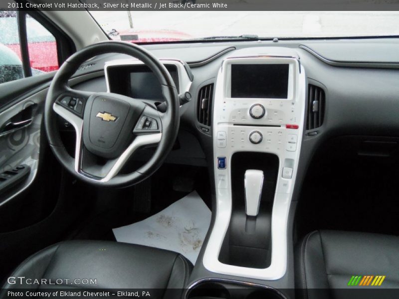 Silver Ice Metallic / Jet Black/Ceramic White 2011 Chevrolet Volt Hatchback