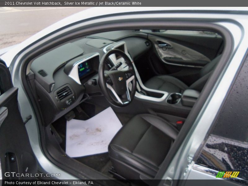 Silver Ice Metallic / Jet Black/Ceramic White 2011 Chevrolet Volt Hatchback