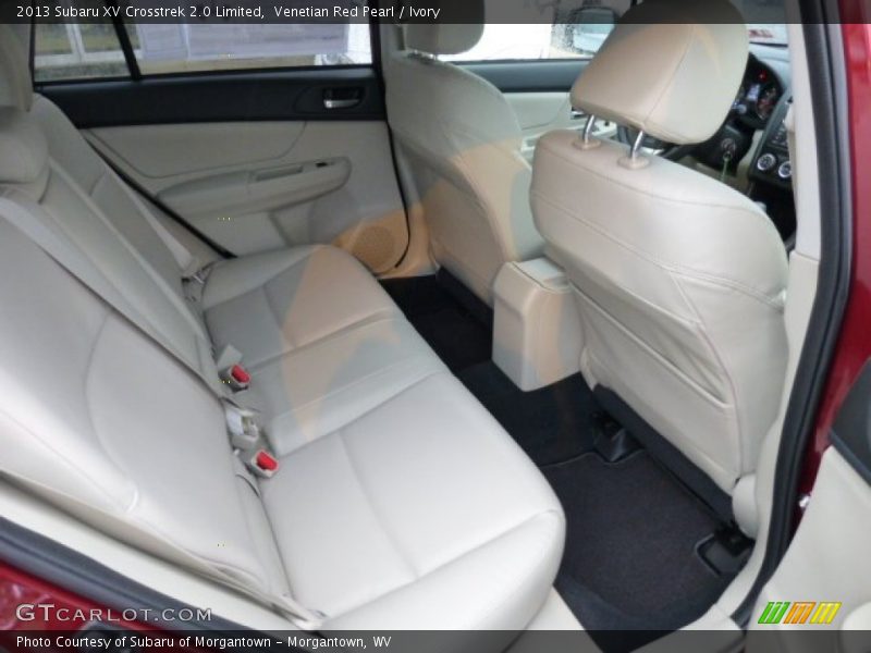 Rear Seat of 2013 XV Crosstrek 2.0 Limited