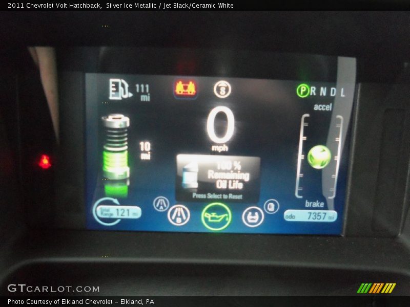 Silver Ice Metallic / Jet Black/Ceramic White 2011 Chevrolet Volt Hatchback