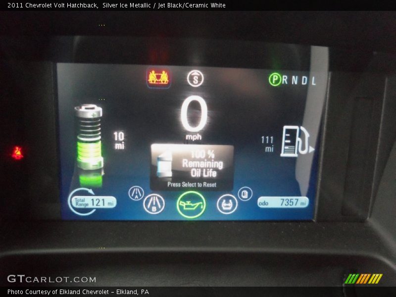  2011 Volt Hatchback Hatchback Gauges