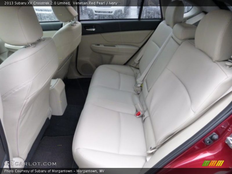 Rear Seat of 2013 XV Crosstrek 2.0 Limited