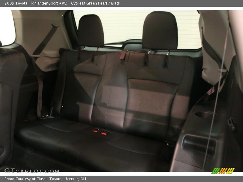 Cypress Green Pearl / Black 2009 Toyota Highlander Sport 4WD