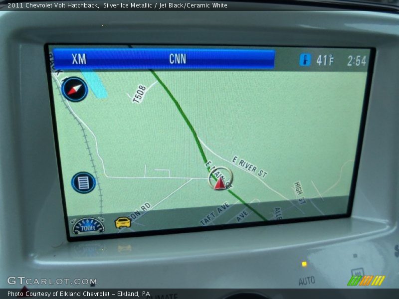 Navigation of 2011 Volt Hatchback