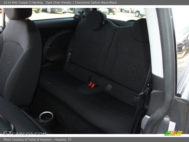Dark Silver Metallic / Checkered Carbon Black/Black 2010 Mini Cooper S Hardtop