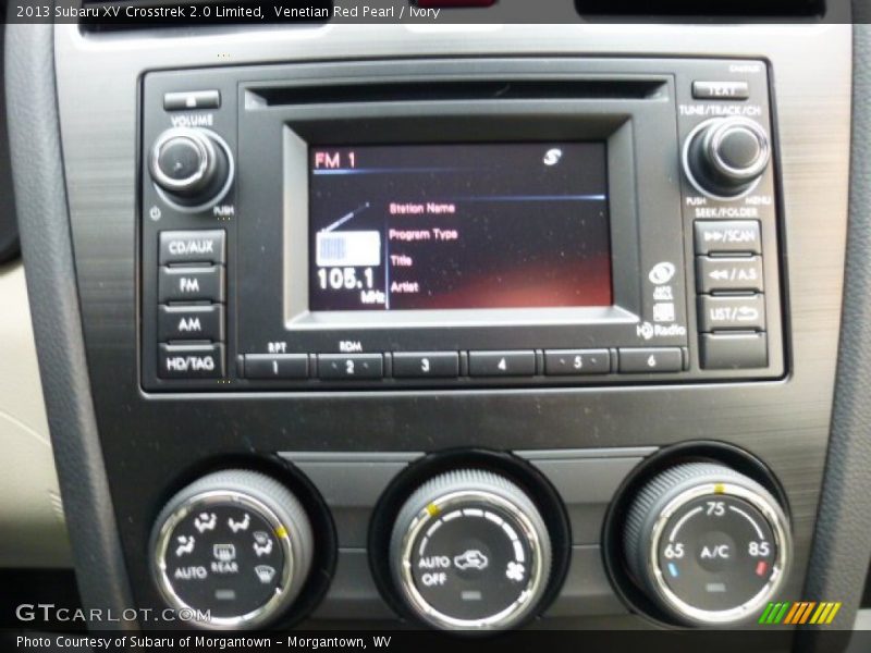 Controls of 2013 XV Crosstrek 2.0 Limited