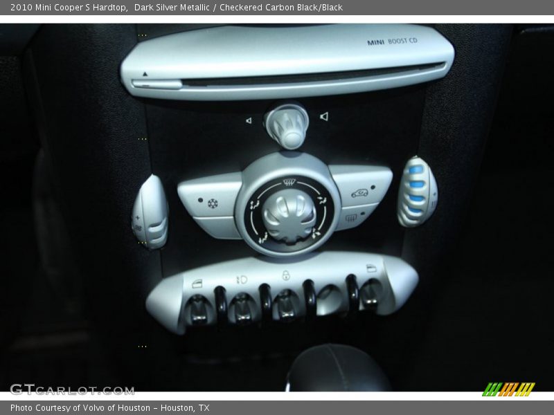 Dark Silver Metallic / Checkered Carbon Black/Black 2010 Mini Cooper S Hardtop