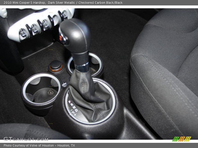 Dark Silver Metallic / Checkered Carbon Black/Black 2010 Mini Cooper S Hardtop