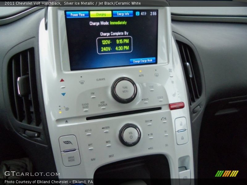 Controls of 2011 Volt Hatchback