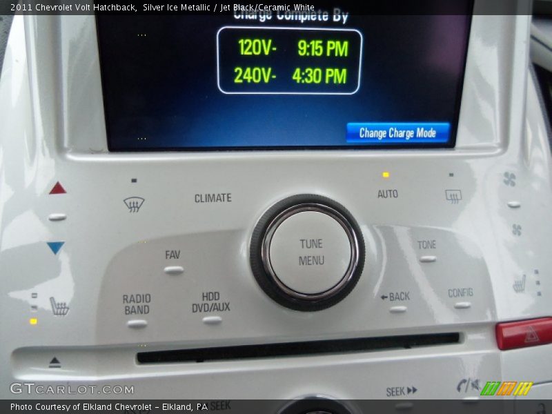 Silver Ice Metallic / Jet Black/Ceramic White 2011 Chevrolet Volt Hatchback