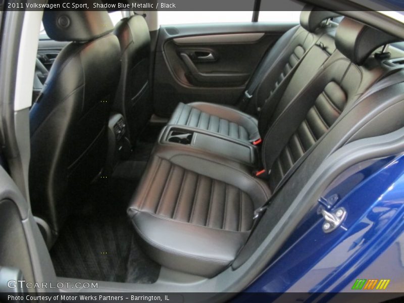 Shadow Blue Metallic / Black 2011 Volkswagen CC Sport