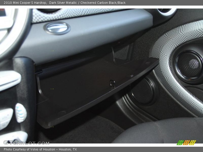 Dark Silver Metallic / Checkered Carbon Black/Black 2010 Mini Cooper S Hardtop