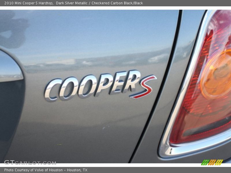 Dark Silver Metallic / Checkered Carbon Black/Black 2010 Mini Cooper S Hardtop