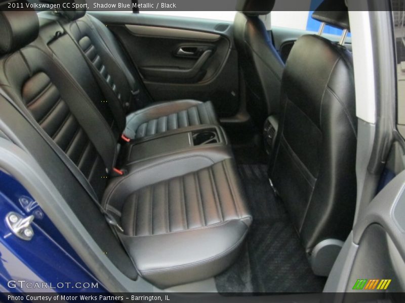 Shadow Blue Metallic / Black 2011 Volkswagen CC Sport