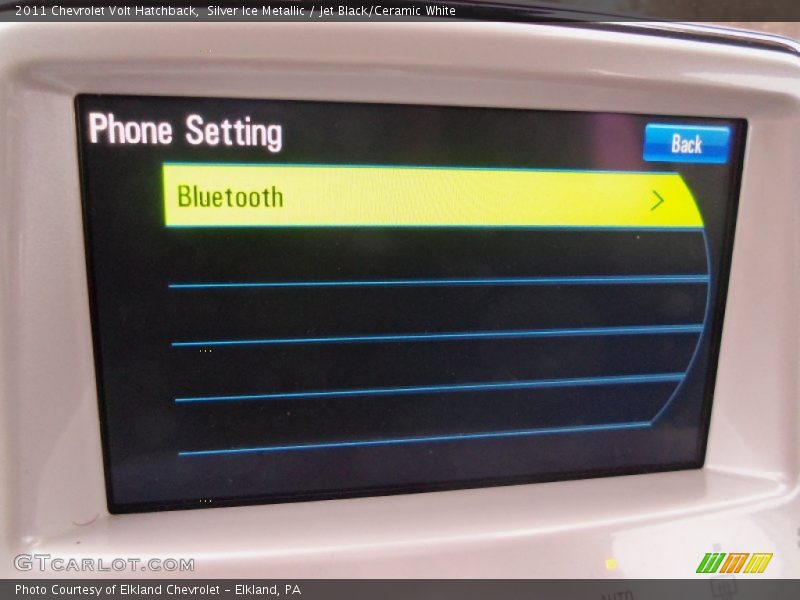 Silver Ice Metallic / Jet Black/Ceramic White 2011 Chevrolet Volt Hatchback