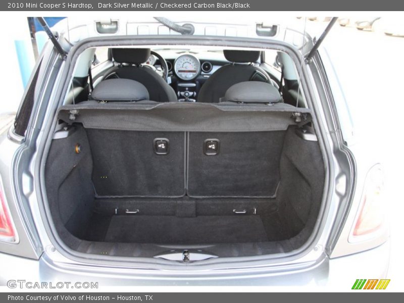 Dark Silver Metallic / Checkered Carbon Black/Black 2010 Mini Cooper S Hardtop