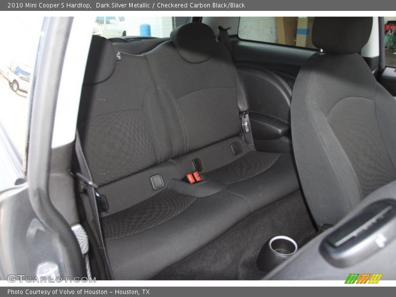 Dark Silver Metallic / Checkered Carbon Black/Black 2010 Mini Cooper S Hardtop