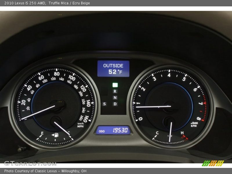 Truffle Mica / Ecru Beige 2010 Lexus IS 250 AWD