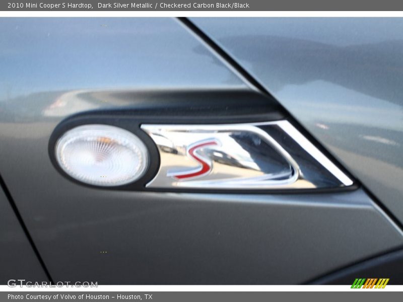 Dark Silver Metallic / Checkered Carbon Black/Black 2010 Mini Cooper S Hardtop