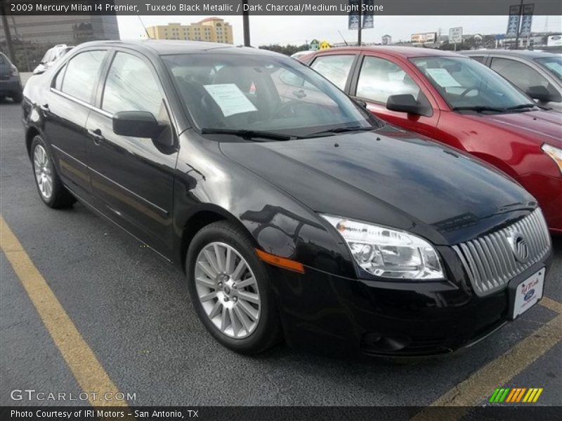 Tuxedo Black Metallic / Dark Charcoal/Medium Light Stone 2009 Mercury Milan I4 Premier