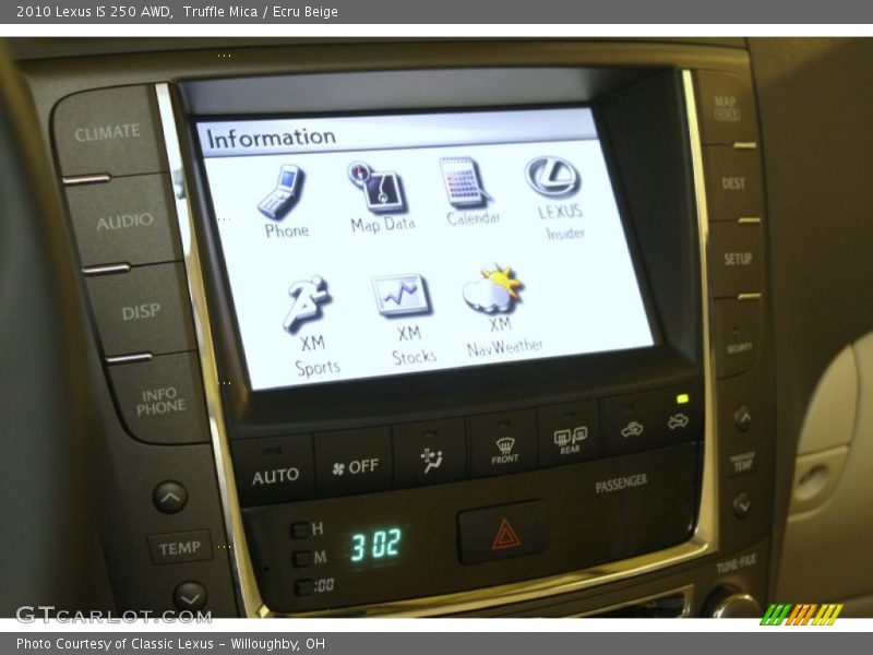 Truffle Mica / Ecru Beige 2010 Lexus IS 250 AWD