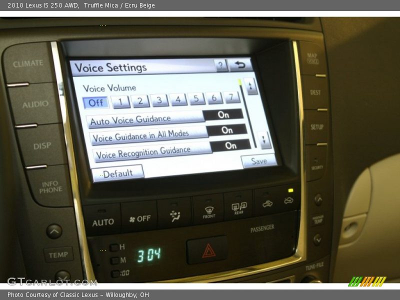 Truffle Mica / Ecru Beige 2010 Lexus IS 250 AWD