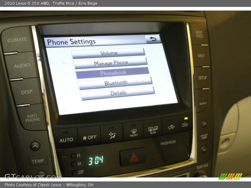 Truffle Mica / Ecru Beige 2010 Lexus IS 250 AWD