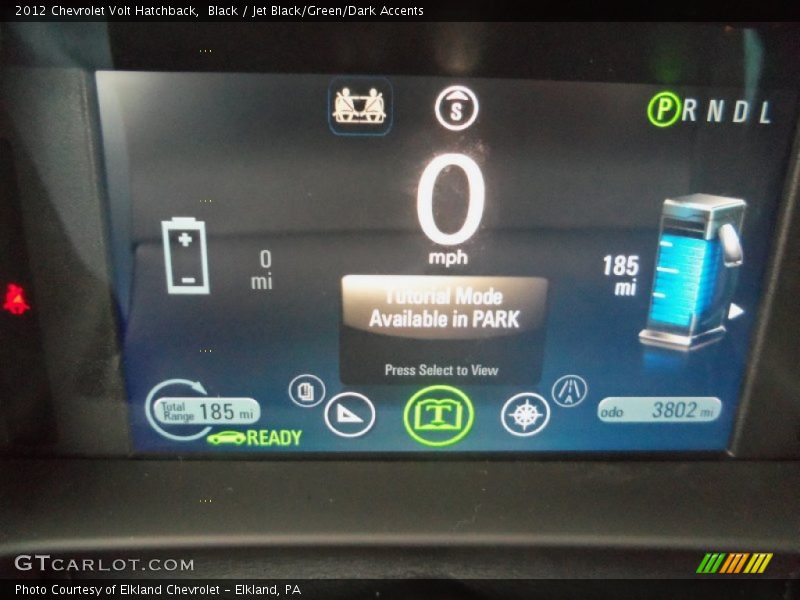  2012 Volt Hatchback Hatchback Gauges