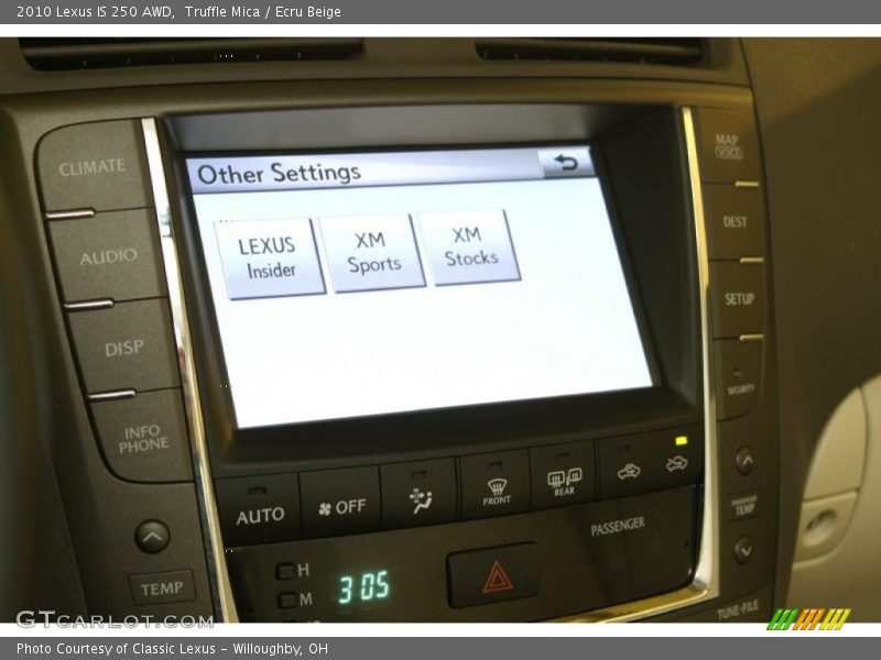 Truffle Mica / Ecru Beige 2010 Lexus IS 250 AWD