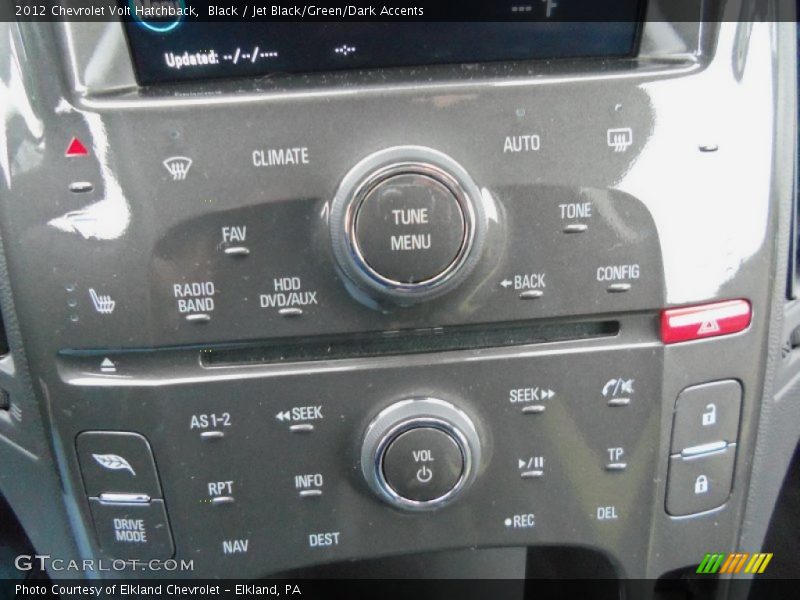 Controls of 2012 Volt Hatchback