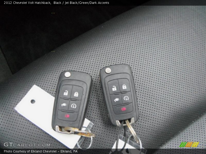 Keys of 2012 Volt Hatchback