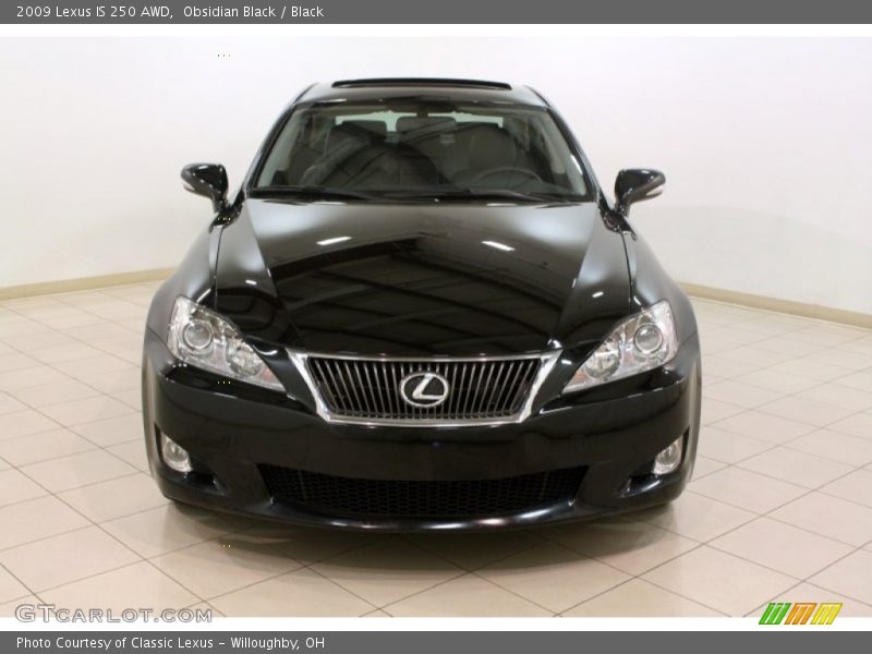 Obsidian Black / Black 2009 Lexus IS 250 AWD