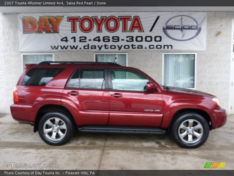 Salsa Red Pearl / Stone 2007 Toyota 4Runner Limited 4x4