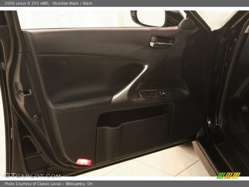 Obsidian Black / Black 2009 Lexus IS 250 AWD