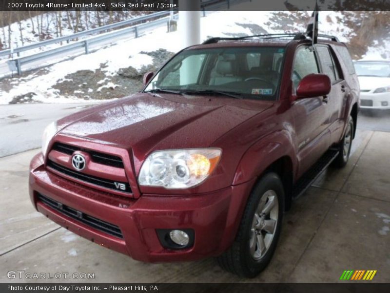 Salsa Red Pearl / Stone 2007 Toyota 4Runner Limited 4x4