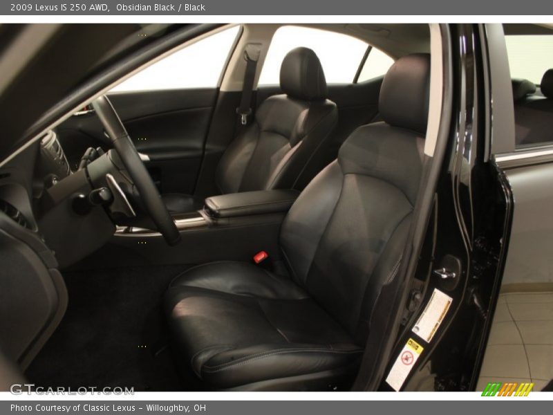 Obsidian Black / Black 2009 Lexus IS 250 AWD