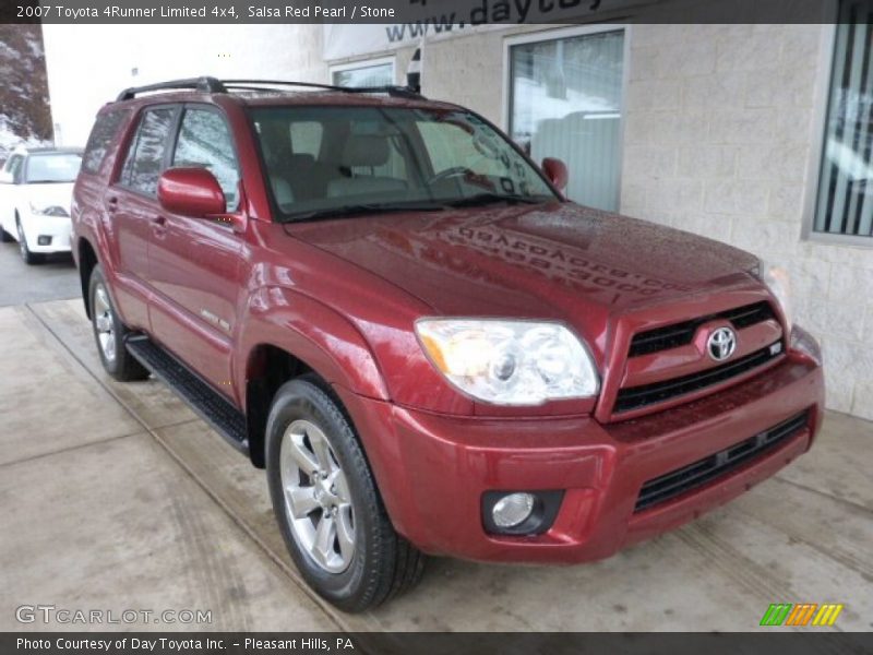 Salsa Red Pearl / Stone 2007 Toyota 4Runner Limited 4x4