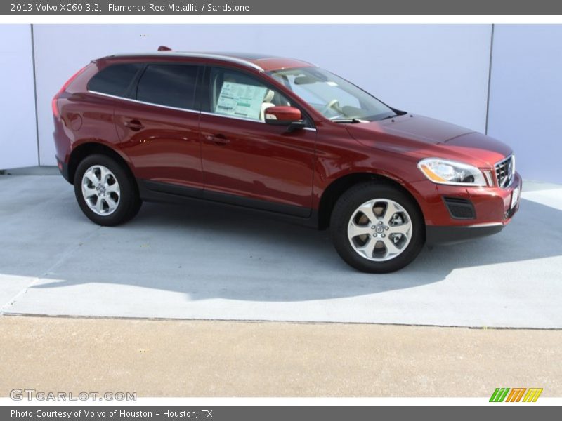 Flamenco Red Metallic / Sandstone 2013 Volvo XC60 3.2