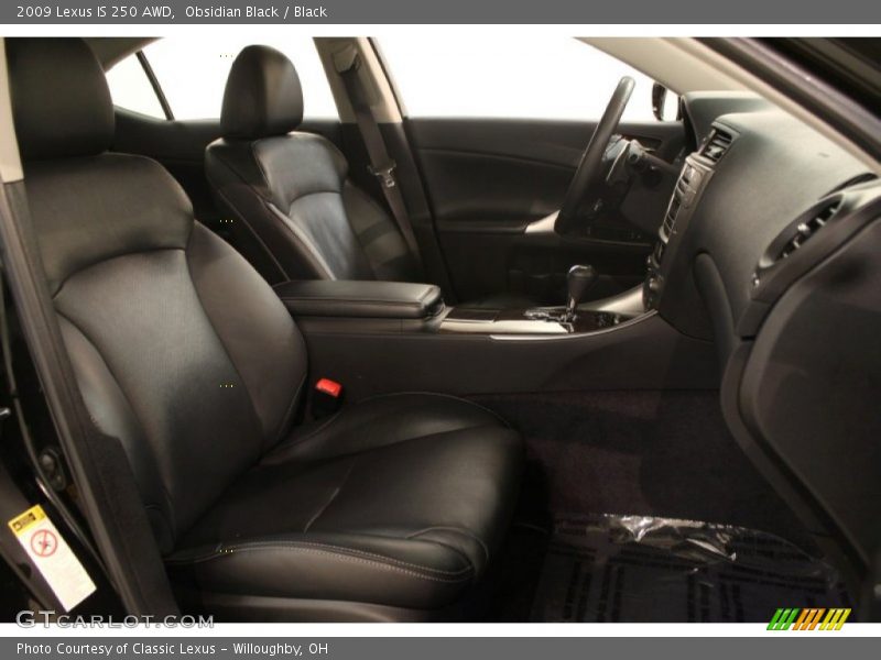 Obsidian Black / Black 2009 Lexus IS 250 AWD