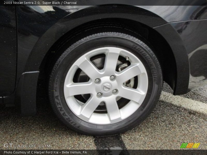 Super Black / Charcoal 2009 Nissan Sentra 2.0