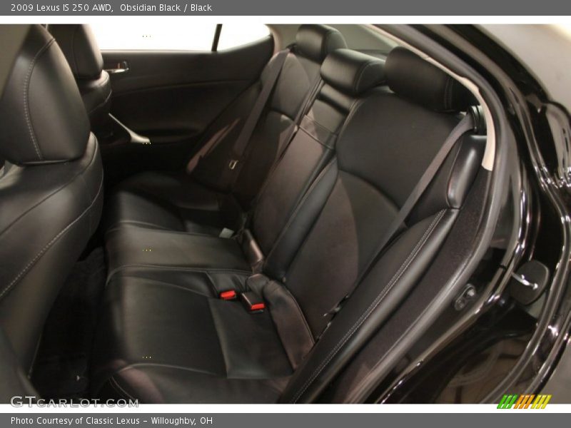 Obsidian Black / Black 2009 Lexus IS 250 AWD