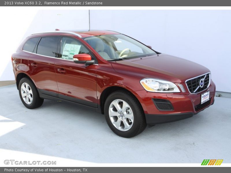 Flamenco Red Metallic / Sandstone 2013 Volvo XC60 3.2