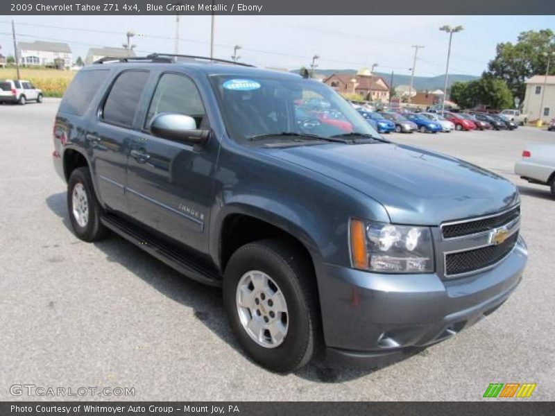 Blue Granite Metallic / Ebony 2009 Chevrolet Tahoe Z71 4x4