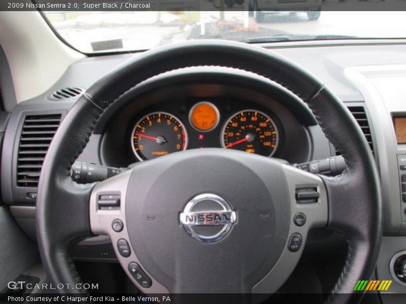 Super Black / Charcoal 2009 Nissan Sentra 2.0